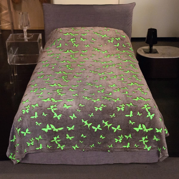 Kanguru Single Bed Glow Butterflies - Single Bed