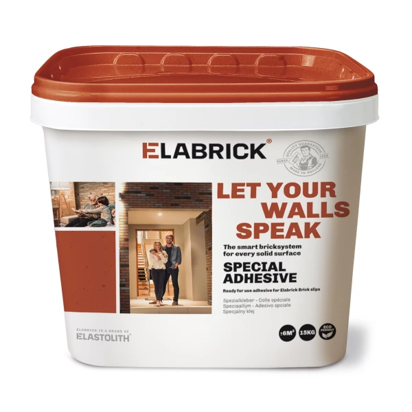 Elabrick Adesivo Marrone 15kg - Brick adhesive 15kg