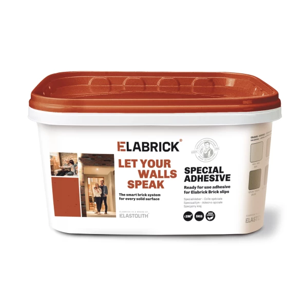 Elabrick Adesivo Bianco 5kg - Ziegelkleber 5kg