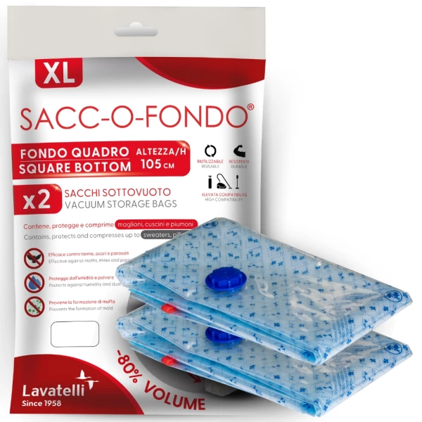 Sacc-o-Fondo Indumenti Set 2 Pz - Saccopazzo